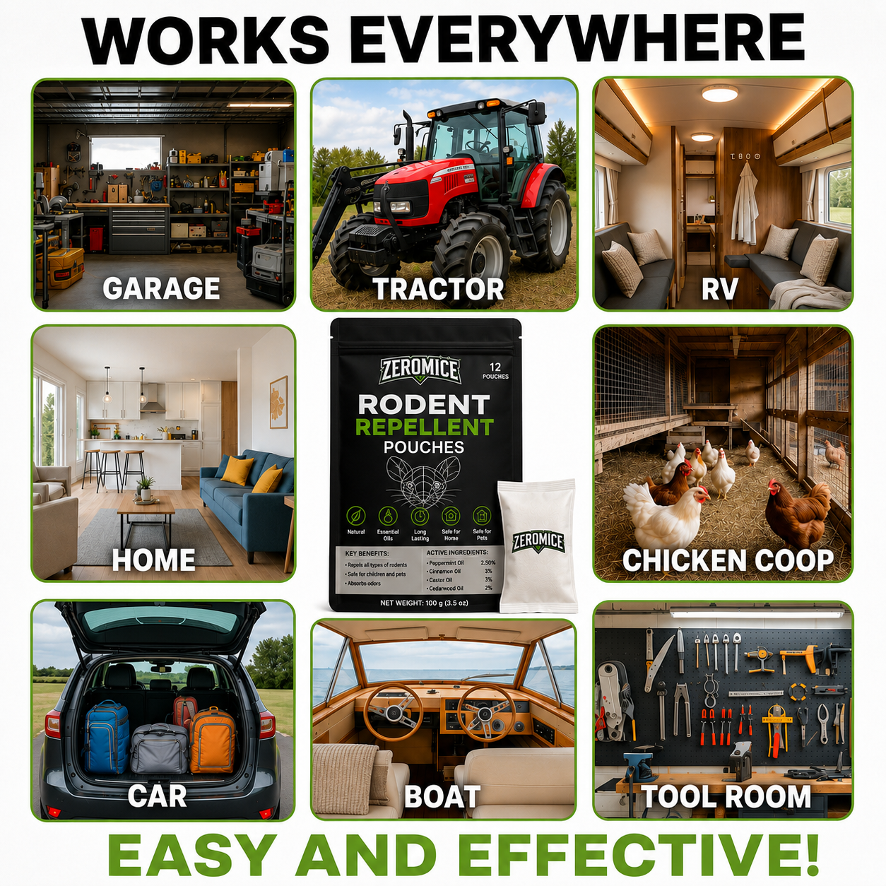 ZeroMice™ Rodent Repellent