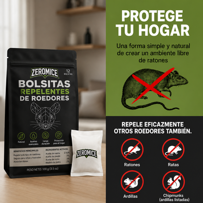 ZeroMice™ Repelente De Roedores